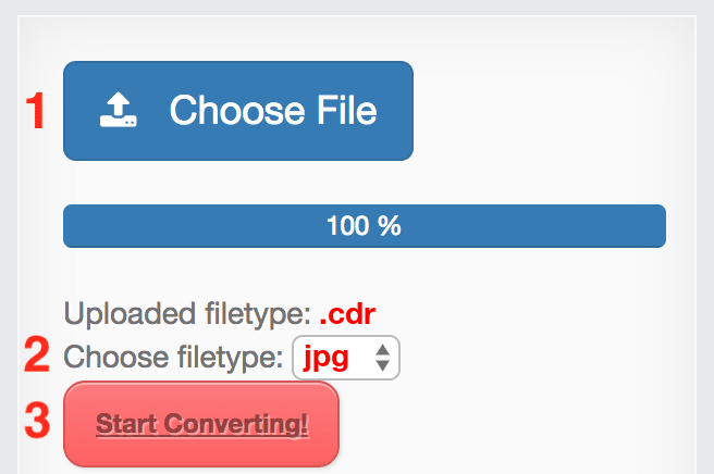 How to convert CDR files online to JPG